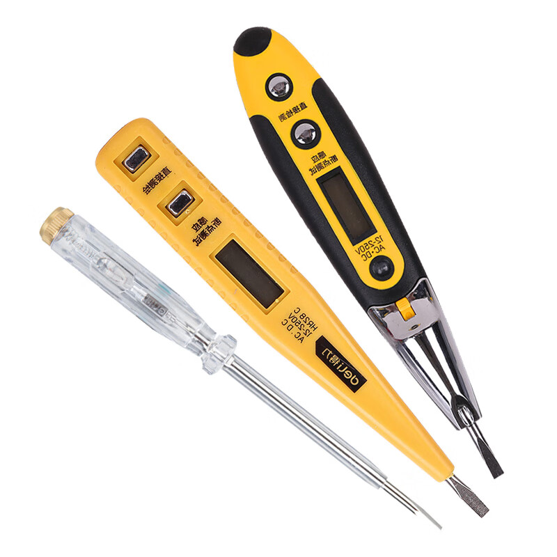 得力電筆電工專用測電筆多功能數(shù)顯高精度感應試電驗電線路檢測筆 90-1000V非接觸式感應測電筆